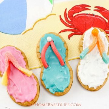 Summertime Flip Flop Cookies