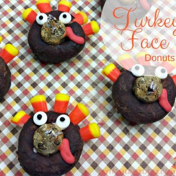 Turkey Face Donuts