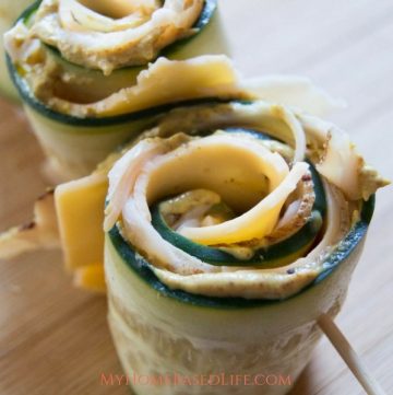 Turkey and Cheese Cucumber Roll Ups Recipe
