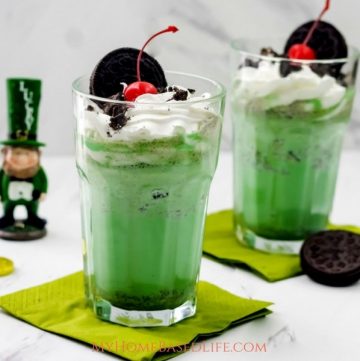 Shamrock Cookies and Cream Milkshake Recipe