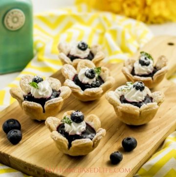 Blueberry Flower Tarts Recipe