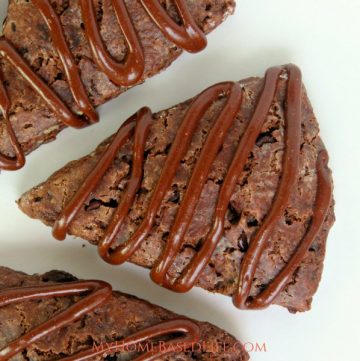 These are the knock your socks off kind of scones. These are Triple Chocolate Scones the bakery on the corner may buy from you. #scones #chocolate #dessert #breakfast #tasty | Breakfast Scones | Scones Recipe | Dessert Recipe | Chocolate Recipe |