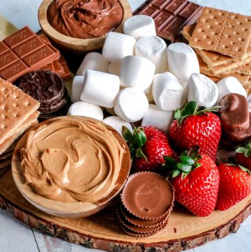 s'more dessert board