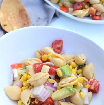 corn pasta salad recipe