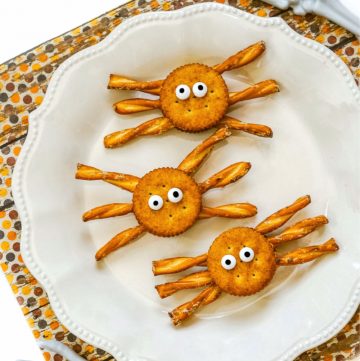spider snacks for Halloween