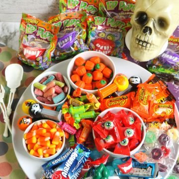 candy charcuterie for halloween