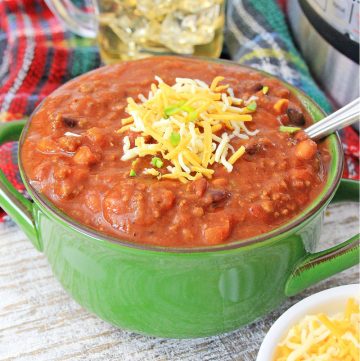 three bean instant pot chili