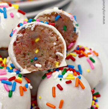 easy funfetti cake ball recipe