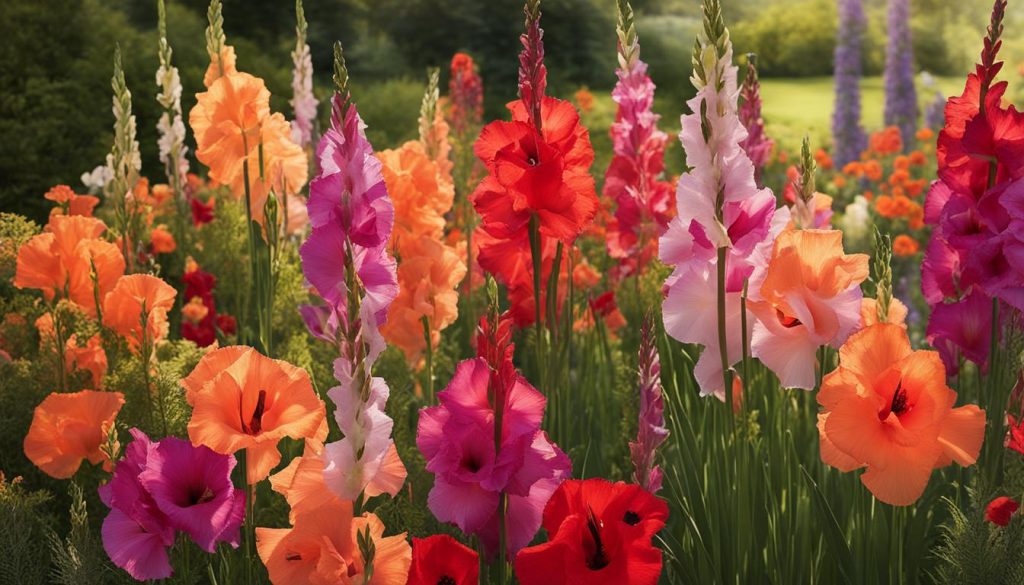 Gladiolus and Poppy Gladiolus and Poppy