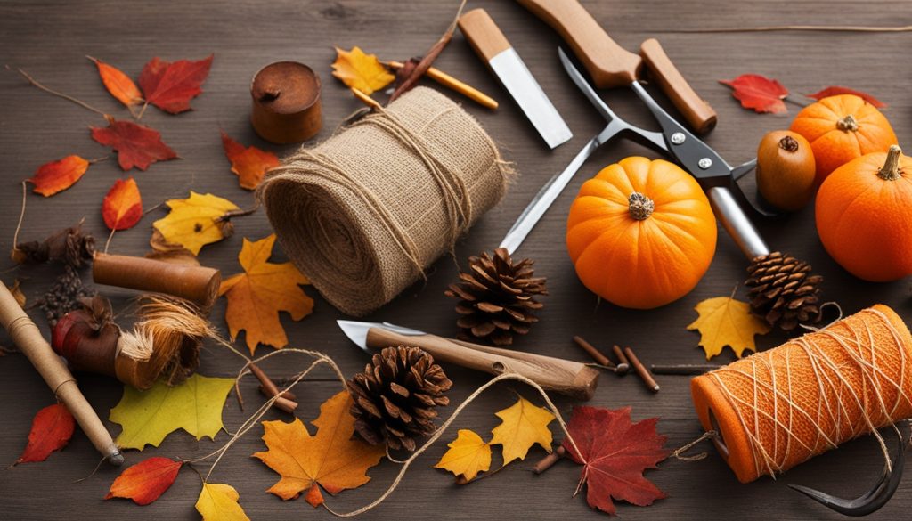 autumn-themed DIY materials autumn-themed DIY materials
