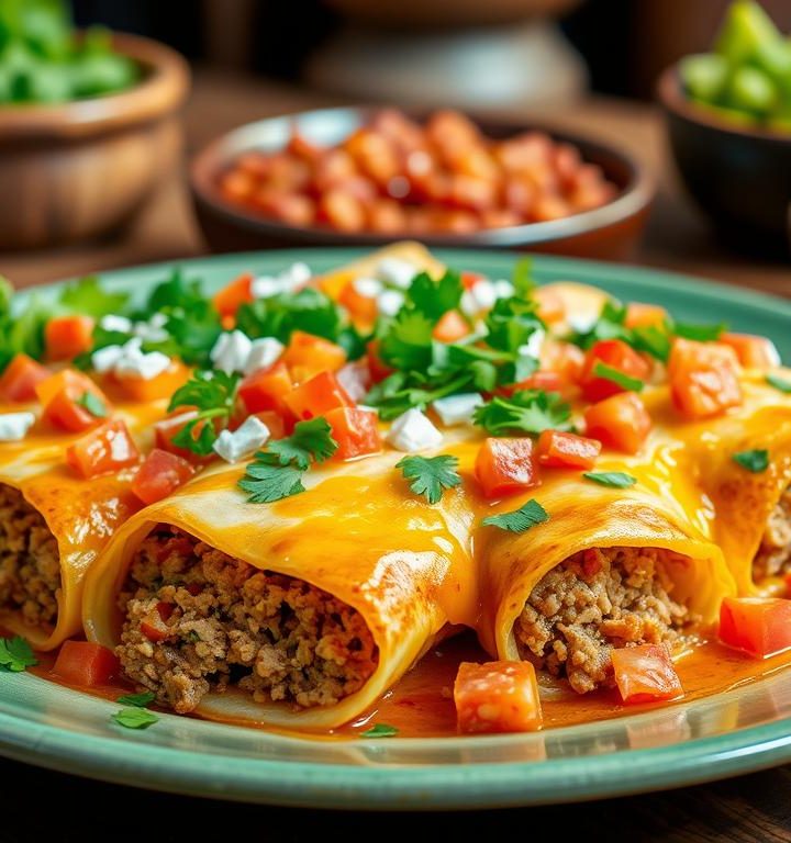 ground turkey enchiladas